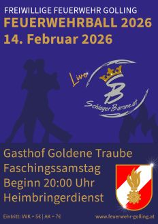 Plakat Feuerwehrball 2026 title
